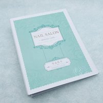 Изображение  Каталог (альбом) для демонстрации типс и ресниц Nail Salon Зелёный