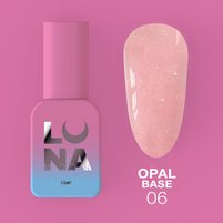 Изображение  Камуфлирующая база для ногтей LUNAMoon Opal Base №06, 13 мл, Вариант: 06