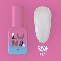 Изображение  Камуфлирующая база для ногтей LUNAMoon Opal Base №07, 13 мл, Вариант: 07