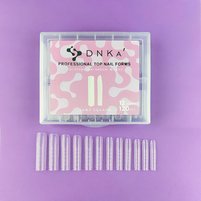 Изображение  Верхние формы для наращивания ногтей DNKa Top Nail Forms Long Square Длинный квадрат, 120 шт