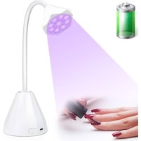 Изображение  UV/LED лампа Led 1 для сушки ногтей (гелевых типс, верхних форм, декора) - на аккумуляторе и с USB