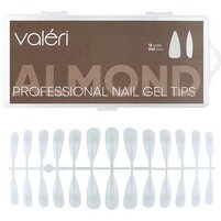 Изображение  Gel tips for nail extentions Valeri Nail Gel Tips Almond, 240 pcs