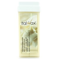 Изображение  Водорастворимый воск 100 г Italwax — кассета, Белый шоколад