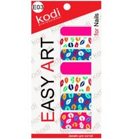 Изображение  Наклейки для дизайна ногтей Kodi Easy Art E03