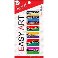 Изображение  Наклейки для дизайна ногтей Kodi Easy Art E04