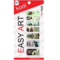 Изображение  Наклейки для дизайна ногтей Kodi Easy Art E07