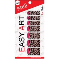 Изображение  Наклейки для дизайна ногтей Kodi Easy Art E22