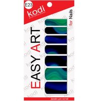 Изображение  Наклейки для дизайна ногтей Kodi Easy Art E23