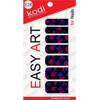 Изображение  Наклейки для дизайна ногтей Kodi Easy Art E26
