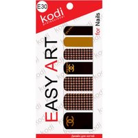 Изображение  Наклейки для дизайна ногтей Kodi Easy Art E30
