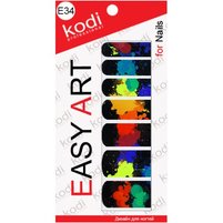 Изображение  Наклейки для дизайна ногтей Kodi Easy Art E34