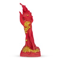 Изображение  Свеча из пчелиного воска "Фортуна" красная, 13 см