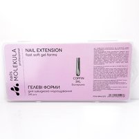Изображение  Gel nail tips for extension Nails Molekula Ballerina 3XL, 240 pcs