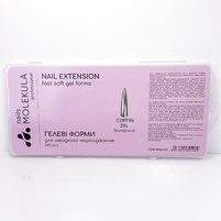 Изображение  Gel nail tips for extension Nails Molekula Ballerina 2XL, 240 pcs