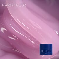 Изображение  Гель для наращивания Touch Hard Gel 02 пастельно-розовый, 15 мл, Объем (мл, г): 15, Вариант: 02
