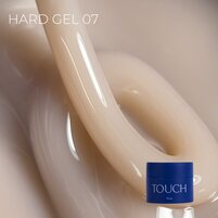 Изображение  Гель для наращивания Touch Hard Gel 07 бежевый, 15 мл, Объем (мл, г): 15, Вариант: 07