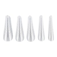 Изображение  Верхние формы для наращивания ногтей Touch Nails Forms Ballerina, 120 шт