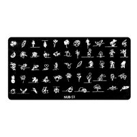 Изображение  Пластина для стемпинга NUB Stamping Plate S-1