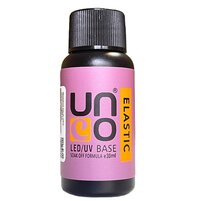 Изображение  UNO Elastic Base nail base coat, transparent, 30 ml.