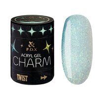 Изображение  Акригель для ногтей F.O.X Acryl Gel Charm 007 Emerald, 20 мл, Объем (мл, г): 20, Вариант: 007