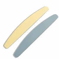 Изображение  F.O.X Gray-Blue File half-moon interchangeable file with soft layer 135 mm, 5 pcs