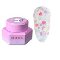 Зображення  Блискітки для нігтів You Are Cute Glitter Gel 01, 5 мл, Об'єм (мл, г): 5, Варіант: 01