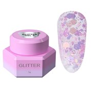 Зображення  Блискітки для нігтів You Are Cute Glitter Gel 03, 5 мл, Об'єм (мл, г): 5, Варіант: 03