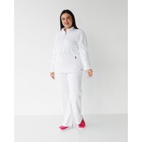 Зображення  Медичний костюм жіночий Ванкувер білий р. 4XL-5XL, "БІЛИЙ ХАЛАТ" 524-324-758, Розмір: 4XL-5XL, Колір: білий