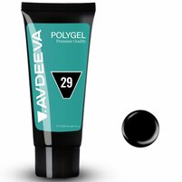 Изображение  Полигель Victoria Avdeeva Polygel №29 насыщенный черный, 30 мл, Объем (мл, г): 30, Вариант: 029