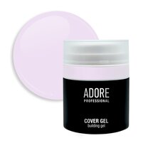 Изображение  Полупрозрачный гель в баночке с вакуумным насосом Adore Cover Gel 02 souffle молочно-розовый, 30 г, Объем (мл, г): 30, Вариант: 02