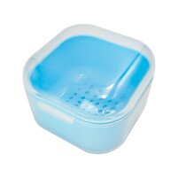 Изображение  Container for nail drill disinfection small square, blue