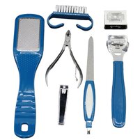 Изображение  Manicure and pedicure tool set HR-B5 7in1, blue