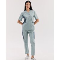 Изображение  Women's medical suit Austin light mint-jade size 54, "WHITE COAT" 583-440-679, Size: 54, Color: светлая мята-нефрит