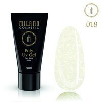 Изображение  Акрил гель Milano Shimmer 18, 30 мл, Вариант: 18