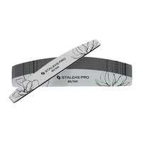 Изображение  Mineral nail file Staleks Pro Expert 40 crescent 80/100 grit, 25 pcs