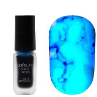 Зображення  Аква краплі Komilfo Aqua Drops 009 Blue, 5 мл, Об'єм (мл, г): 5, Варіант: 009