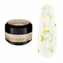 Изображение Строительный гель с сухоцветами F.O.X Sakura Builder Gel 002, 15 мл, Объем (мл, г): 15, Вариант: 002