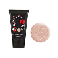 Изображение  Полигель с шиммером Atica Polymix Golden Tan Shimmer, 30 мл, Объем (мл, г): 30, Вариант: Golden Tan