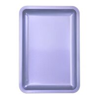 Изображение  Rectangular cosmetic tray metal 12.5x18 cm purple