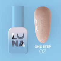 Изображение  Однофазный гель лак для педикюра LUNAMoon One Step 02, 8 мл, Объем (мл, г): 8, Вариант: 02