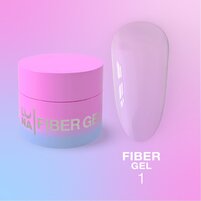 Изображение  Гель для ремонта трещин LUNAMoon Fiber Gel №1, 5 мл, Объем (мл, г): 5, Вариант: 01
