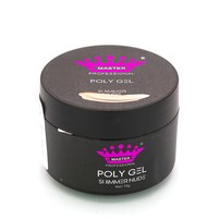 Изображение  Полигель Master Professional Shimmer Poly Gel 15 г, Nude