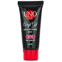 Изображение  Акрил-гель, полигель UNO Poly UV Gel 60 мл, Baby Pink