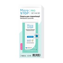 Изображение  Крафт-пакеты Microstop Pro с индикатором 4 класса 100х200 мм белый, 10 шт