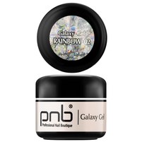Изображение  Глиттер гель PNB Galaxy Gel 02 Rainbow, Вариант: 002