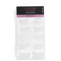 Изображение  Верхние формы для наращивания ногтей Couture Colour Nail Tips, с разметкой, 100 шт