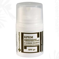 Изображение  Restorative wound-healing cream with mango oil after tattoo procedure SPF50 Green Health СС-026, 30 ml
