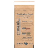 Изображение  Крафт-пакеты Steril 75x150 мм с индикатором, 100 шт
