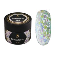 Изображение  Гель-лак для ногтей F.O.X Multicolor Gel 5 мл, № 001, Объем (мл, г): 5, Вариант: 001