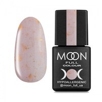 Изображение  База каучуковая для гель-лака Moon Full Leaf Rubber Base 8 мл, № 02, нежный розовый с поталью, Объем (мл, г): 8, Вариант: 002